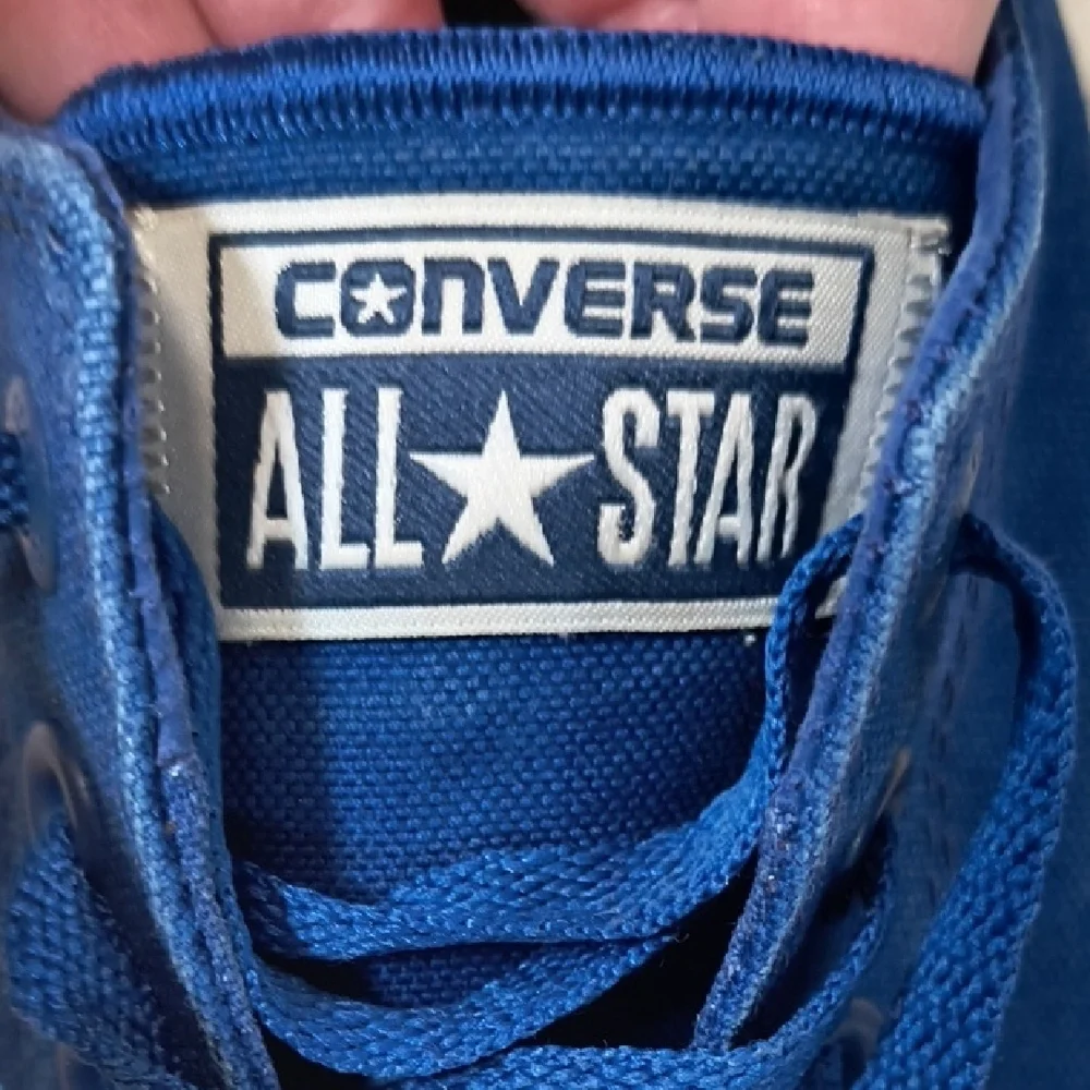 Converse All Star / Lunarlon Royal Blue Low Top  Sneakers , Size W-7 / M-5 - Picture 7 of 10